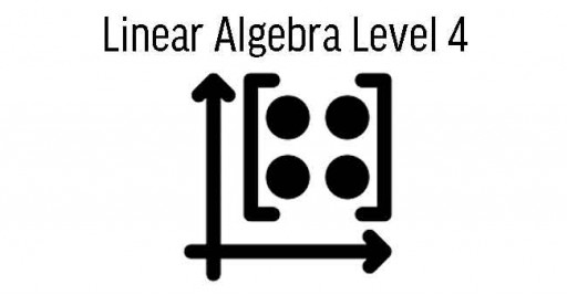 Linear Algebra Level 4 (8 Sessions)