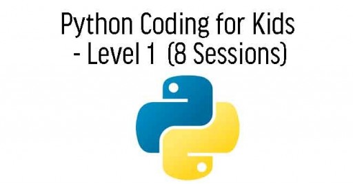 Python Coding for Kids - Level 1 (8 Sessions)