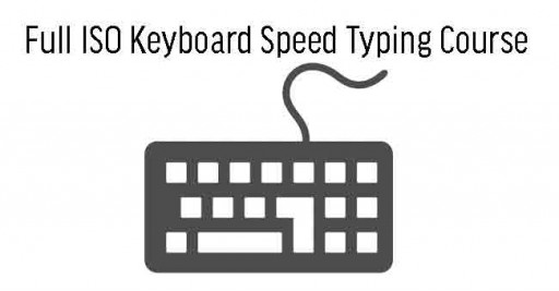 Full ISO Keyboard Speed Typing Course 