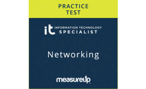 CertPREP Practice Test: IT Specialist Networking