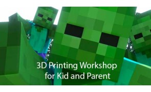 3D Printing Workshop for Kid and Parent in Singapore for School Holiday - 3D Design, 3D Printer, 3D Models, TinkerCAD