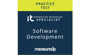 CertPREP Practice Test: IT Specialist Software Development