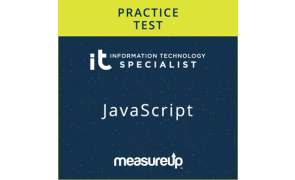 CertPREP Practice Test: IT Specialist JavaScript