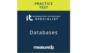 CertPREP Practice Test: IT Specialist Databases